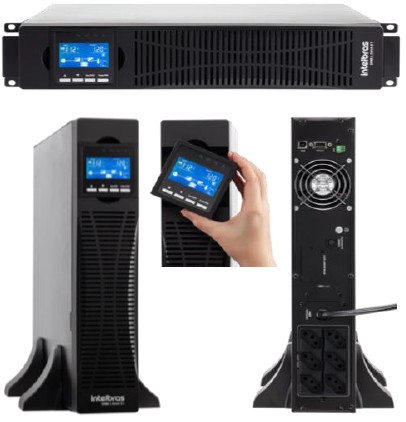 Foto do produto NOBREAK ONLINE RACK/TORRE DNB 1.5KVA-120V-RT 