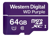 Foto do produto CARTAO DE MEMORIA MICROSD 64GB - WD PURPLE - MIBO 