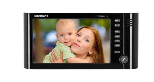 Foto do produto MODULO INTERNO PARA VIDEO PORTEIRO - IV 7010 HF HD PRETO 