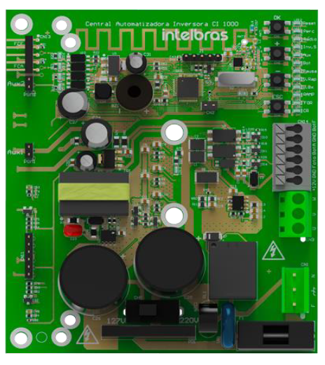 Foto do produto CENTRAL DE COMANDO INVERSORA CI-1000 INTELBRAS 
