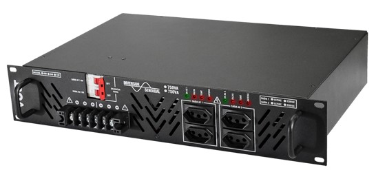 Foto do produto INVERSOR SENOIDAL 48VDC - 127AC 750+750VA 2U - VOLT 