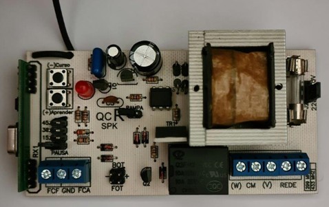 Foto do produto CENTRAL DE COMANDO P/PORTAO C/RAMPA - 16 CADASTROS - QCR (433MHZ) 
