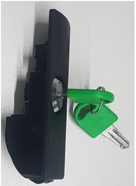 Foto do produto TRAVA COM CHAVE PARA AUTOMATIZADOR DESLIZANTE INTELBRAS 