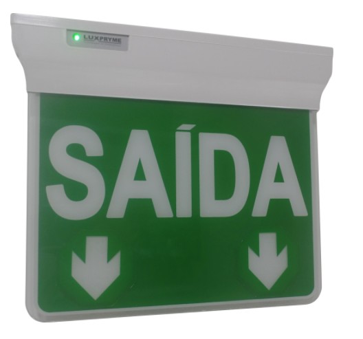 Foto do produto PLACA SAIDA 110/220VCA BIVOLT 10W DUPLA FACE 26X22CM SAIDA VERDE 