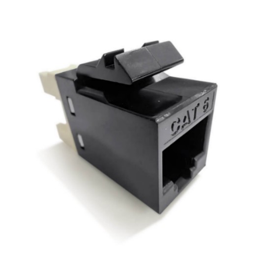 Foto do produto KEYSTONE RJ45 CAT. 6 PRETO 