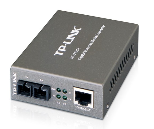 Foto do produto CONVERSOR DE MIDIA GIGABIT 10/100/1000 - SC/UPC DUPLEX - MC210CS V5 