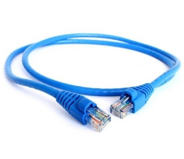 Foto do produto PATCH CORD CAT 5E 1,0 MTS AZUL - HOMOLOGADO 