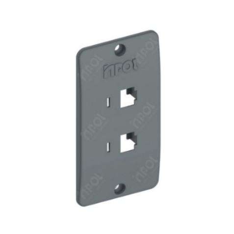 Foto do produto TAMPA 2 RJ 45 CINZA 1 