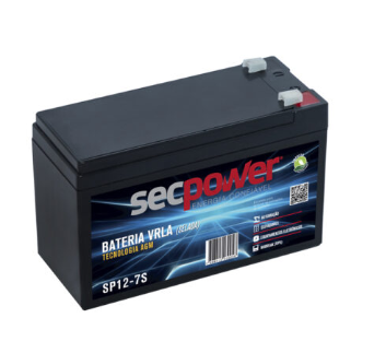Foto do produto BATERIA SP 12-7S - 6,5AH - SECPOWER 