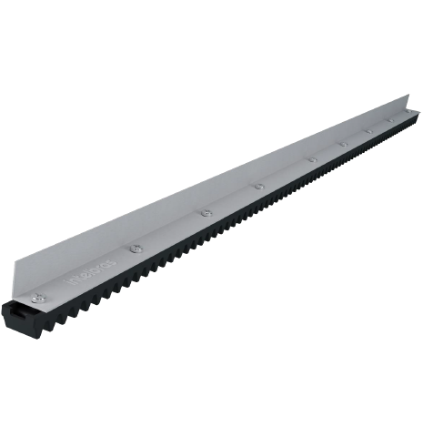 Foto do produto CREMALHEIRA DE ALUMINIO C/ GOMOS DE ABS 1,0M 