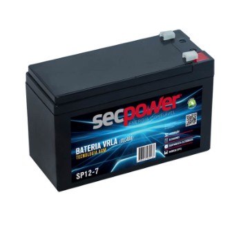 Foto do produto BATERIA SP 12-7 - 7AH - SECPOWER 