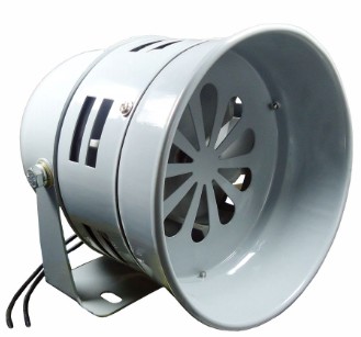 Foto do produto SIRENE MECANICA ROTATIVA METALICA CINZA  220V 