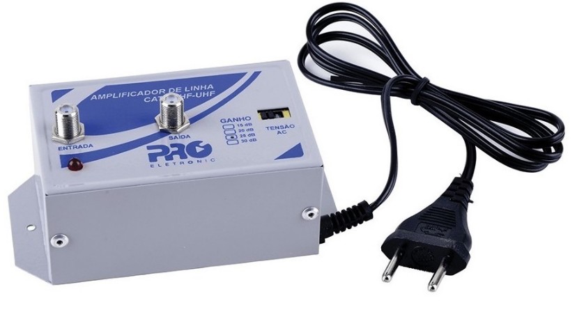Foto do produto AMPL.DE LINHA V/UHF 30DB BIVOL(PROELET) 