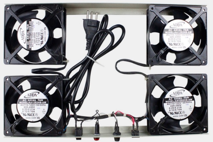 Foto do produto SISTEMA QUADRUPLO VENTILACAO NBR (BRACKET PISO/PAREDE) - PR 