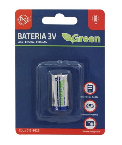 Foto do produto BATERIA DE LITIO 3V CR 123 / INFRA IVP 4000 