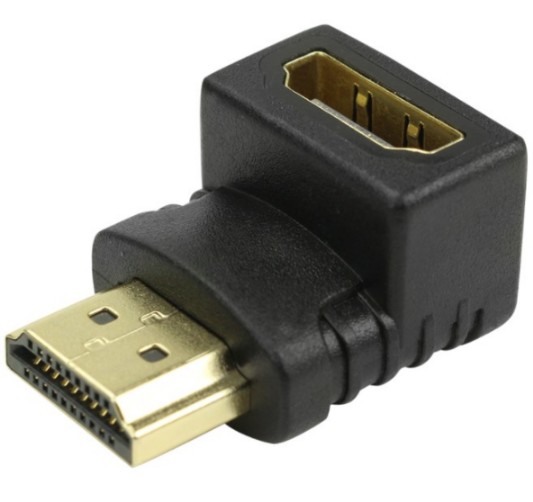 Foto do produto ADAPTADOR HDMI FEMEA / HDMI MACHO 90 