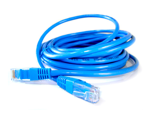 Foto do produto PATCH CORD CAT5E UTP 2,5M AZ - HOMOLOGADO 