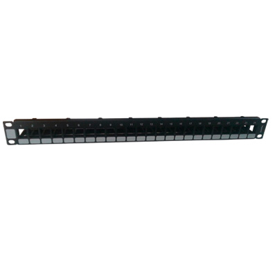 Foto do produto PATCH PANEL CAT6 24P PCB RET 1U C/G (COMPLETO) N 500.206B 