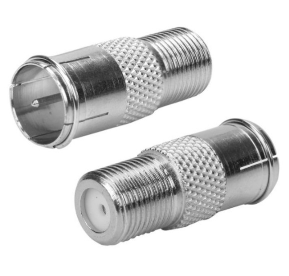 Foto do produto ADAPTADOR F NIQUEL F MACHO PARA F 