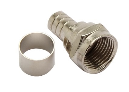 Foto do produto CONECTOR C/ ILHOS P/ RG 59 - PCT C/100 