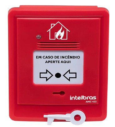 Foto do produto ACIONADOR MANUAL CONVENCIONAL C/ SIRENE AMC 422 
