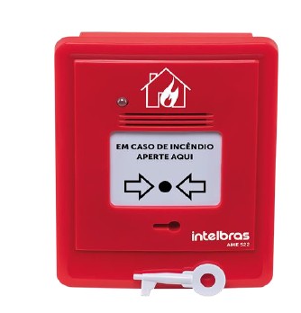 Foto do produto ACIONADOR MANUAL ENDERECAVEL C/ SIRENE AME 522 