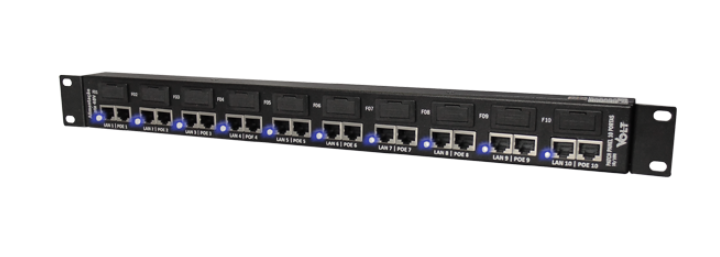 Foto do produto PATCH PANEL POE ALIMENTACAO ATE 48V - 10 P. 90 