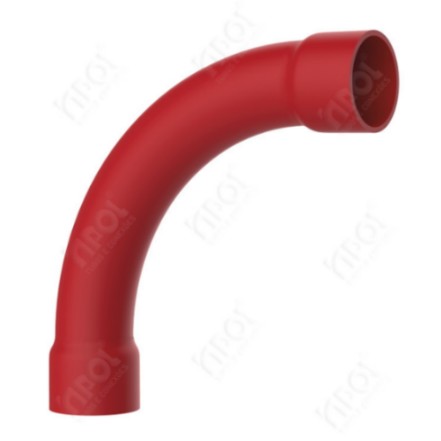 Foto do produto CURVA VERMELHA 90 C/ BOLSA 1/2 