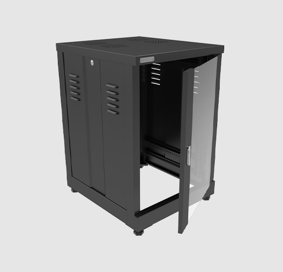 Foto do produto RACK BPI 19 P/ POLIESTIRENO - PISO - 16U P660 - PR 
