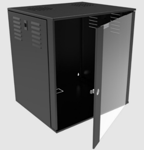 Foto do produto RACK BPA 19 P/ POLIESTIRENO - PAREDE - 16U P550 - PR 