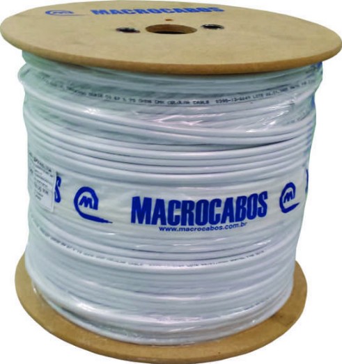 Foto do produto CABO COAXIAL FLEXIVEL 4MM 2X26AWG BR (BB 300MT) - MEGATRON 