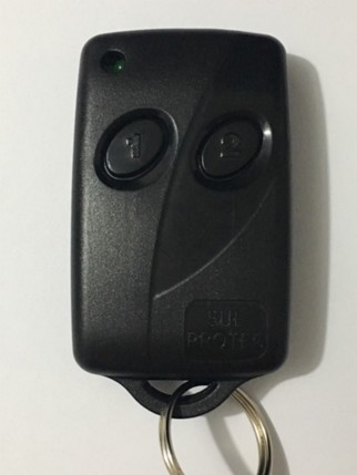 Foto do produto CONTROLE CLONE 299 C/BAT - 2 TECLAS AZUL 